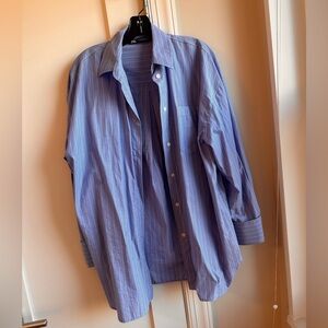 Zara oversized button down shirt